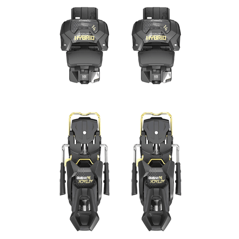 Attack Hybrid 14 MN/PT bindings - Solid black / Gold