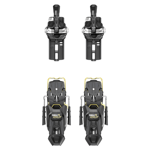 Attack Hybrid 14 MN/PT bindings - Solid black / Gold