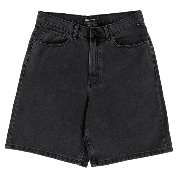 Check-5 baggy denim shorts - Washed black – D-STRUCTURE