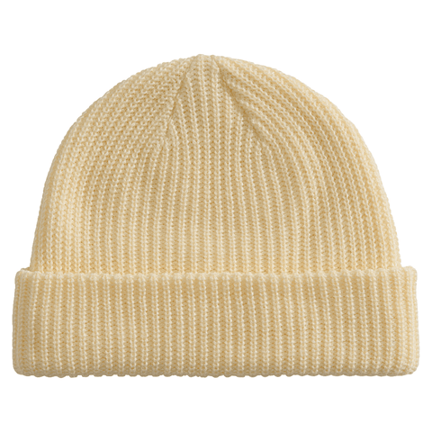 Core basics cuff beanie - Almond crisp