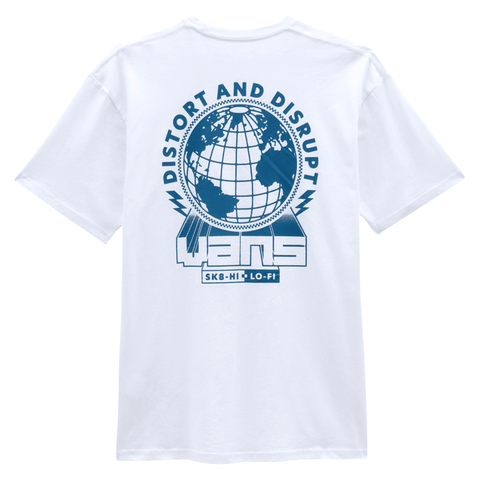 Distort and disrupt t-shirt - White