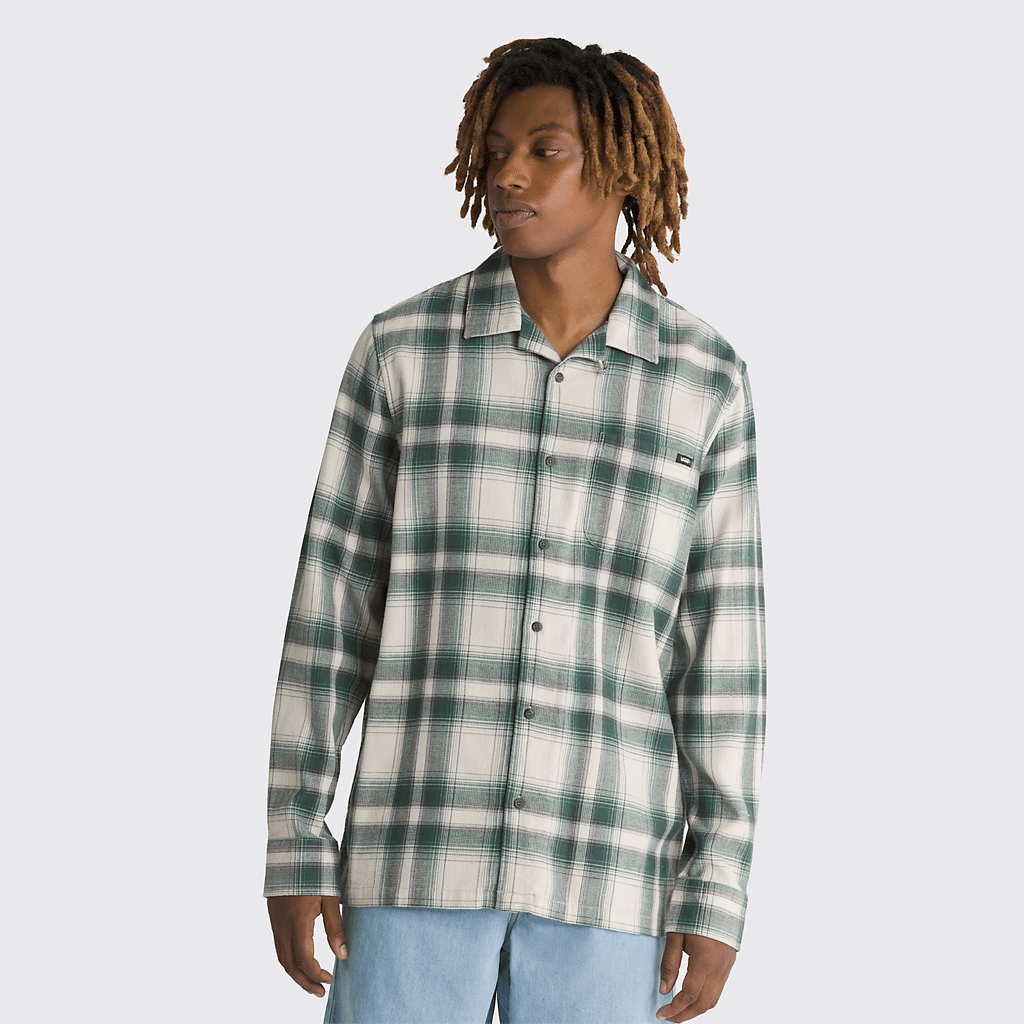 Eastbridge woven shirt - Oatmeal / Bistro green