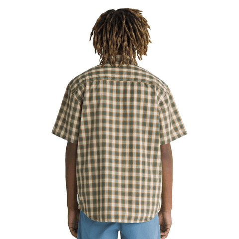 Hadley woven shirt - Oatmeal / Bistro green