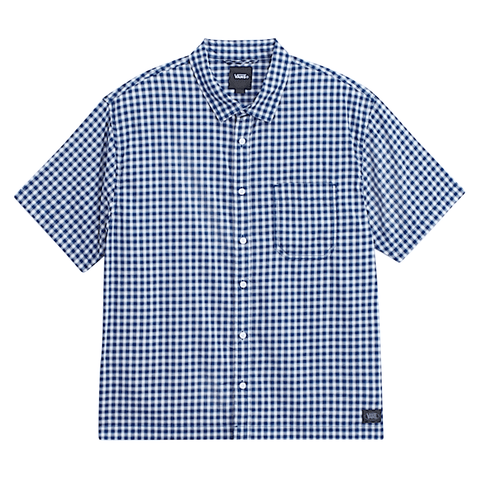 Larkspur mini plaid shirt - Deep indigo
