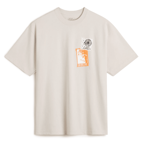 Punk patch t-shirt - Taupe mist