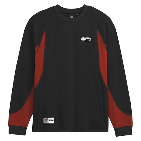 Retro sport long sleeve t-shirt - Black