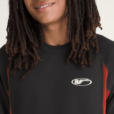 Retro sport long sleeve t-shirt - Black