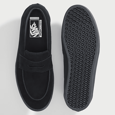 Skate Loafer shoes - Black suede