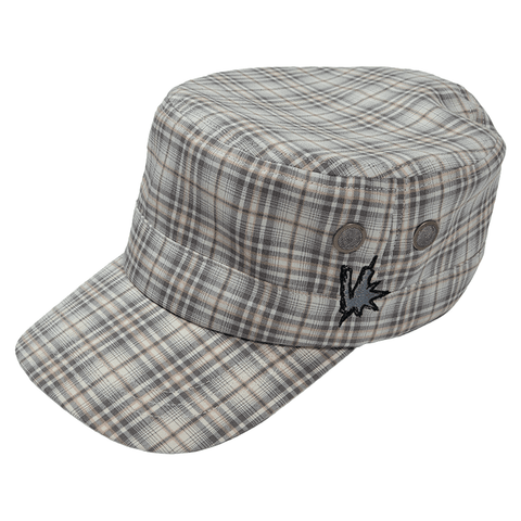 Plaid cap - Beige