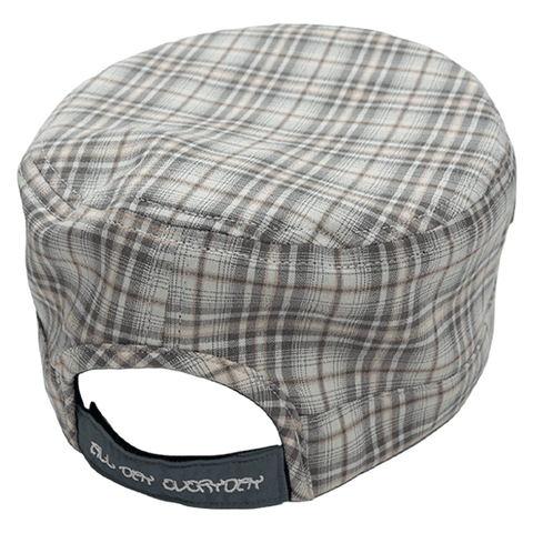 Plaid cap - Beige