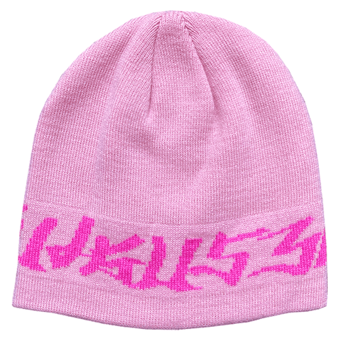 Skully beanie - Pink