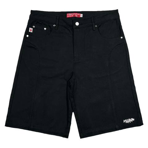 Panelled shorts - Black