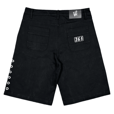 Panelled shorts - Black
