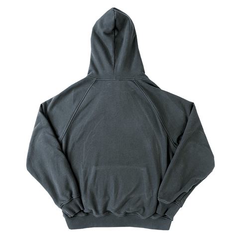 Striped hoodie - Deep grey