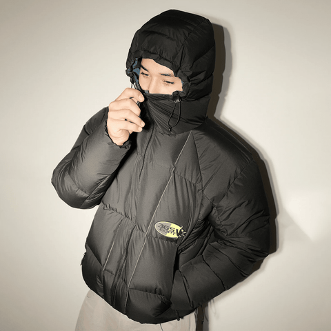 Equipment reversible down jacket - Black / Navy