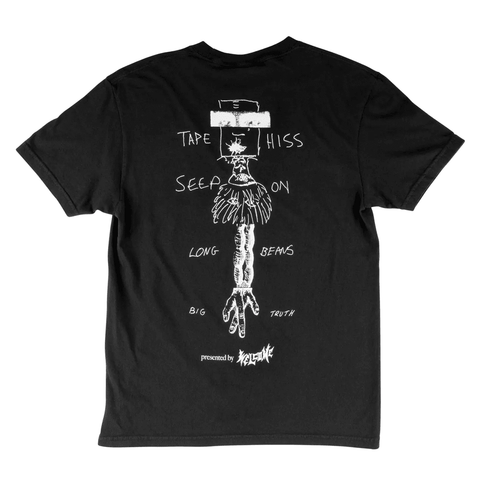 x Bauhaus Big truth grament dyed t-shirt - Black