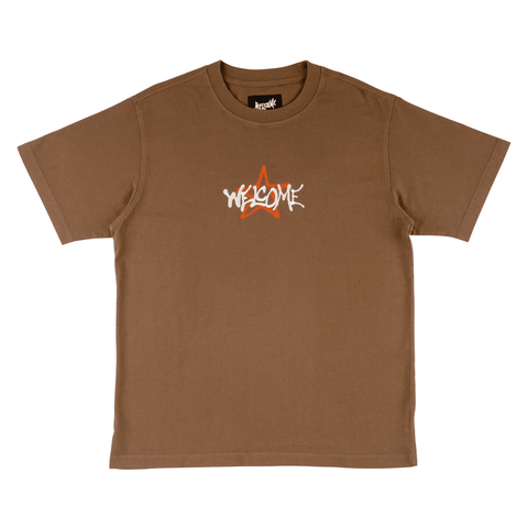 Vega garment dyed t-shirt - Cocoa