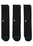 Socks Stance Icon 3 pack - Black