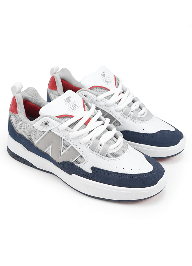 New balance navy shop white