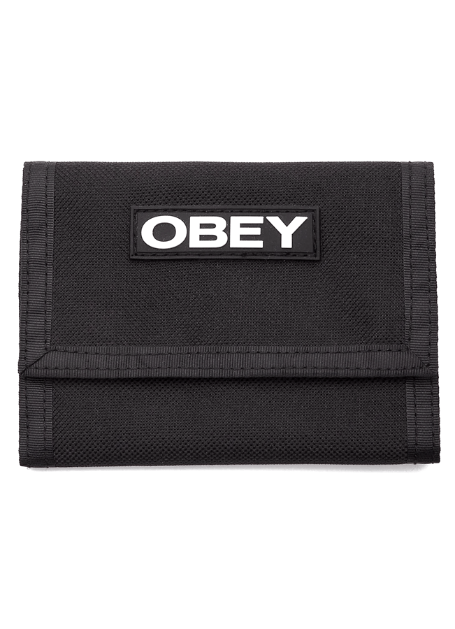 Wallet Obey Commuter trifold - Black