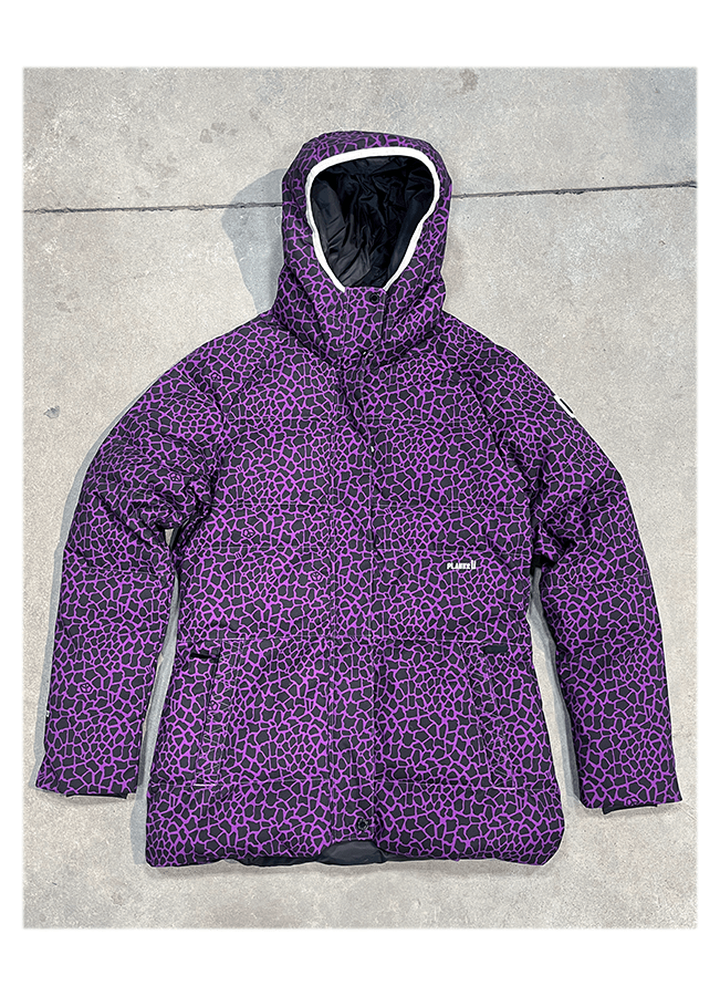 SAMPLE Women's jacket Planks Huff n puffa - Broken bergs purple