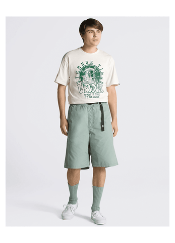 Shorts Vans City boy baggy 23'' - Chinois green – D-STRUCTURE Shorts Vans City boy baggy 23'' - Chinois green – D-STRUCTURE