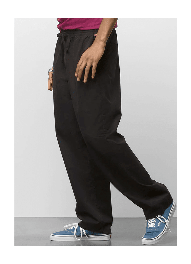 Pants Vans Range baggy tapered elastic waist - Black – D-STRUCTURE