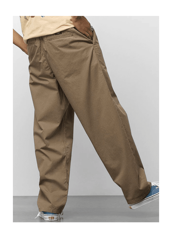 Pants Vans Range baggy tapered elastic waist - Canteen