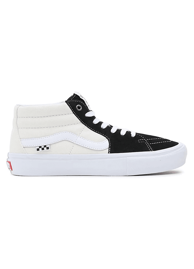 Vans clearance black mid
